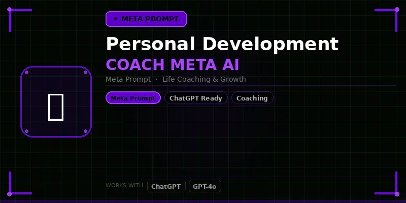 Personal Development Coach Meta Ai generated by undefined