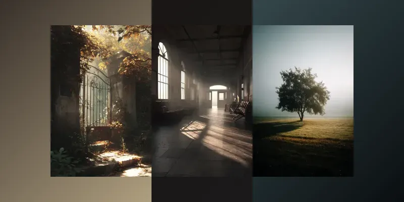 Emotional Lighting Photos generated by undefined