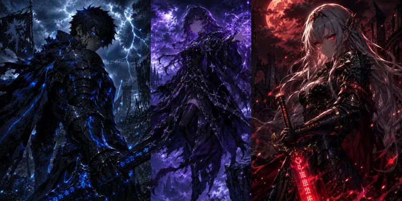 Dark Fantasy Anime Portrait Generator generated by undefined