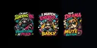 Savage Cartoon Quote Tshirt Tees chatgpt-image prompt mini thumbnail