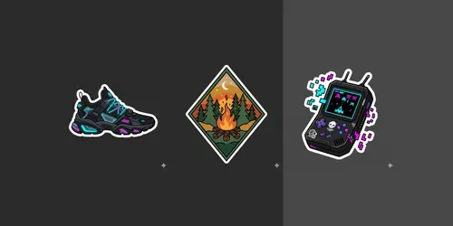 Premium Diecut Vector Sticker Generator generated by gemini-image