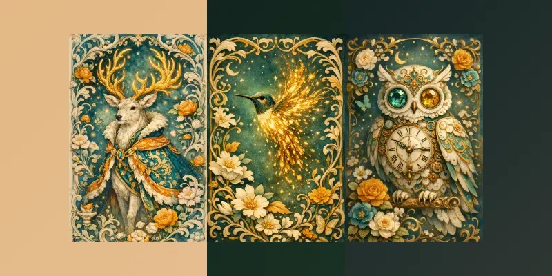 The Gilded Porcelain Oracles generated by undefined