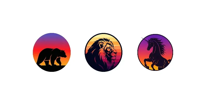 Minimalist Vector Animal Silhouettes generated by undefined