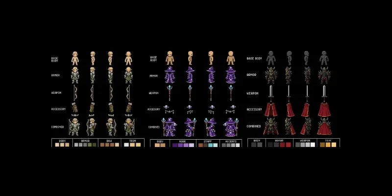 RPG Character Sprite Layers generated by undefined