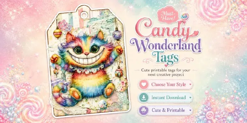 Alice In Candy Wonderland Product Tags generated by undefined