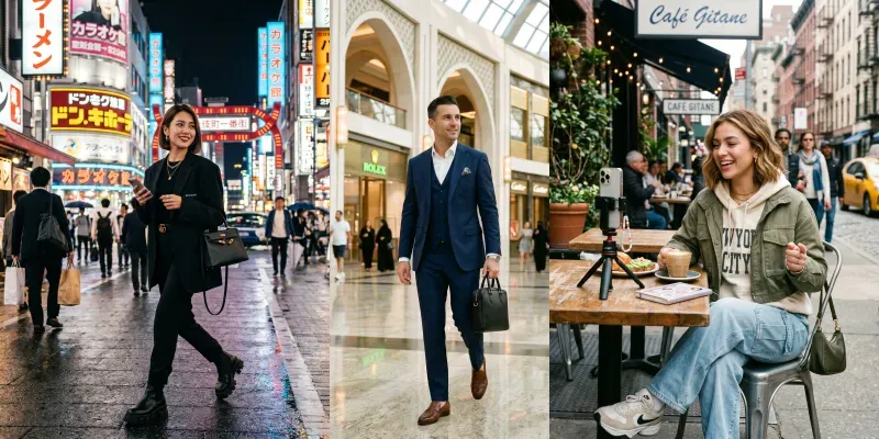 Influencer Selfies generated by undefined