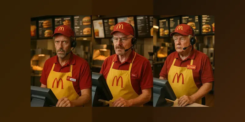 Famous People Working At Mcdonalds generated by undefined