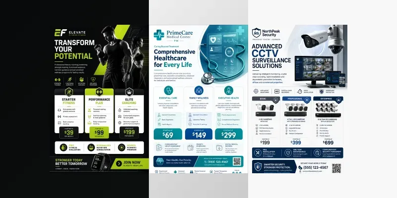 Premium Service Posters generated by undefined