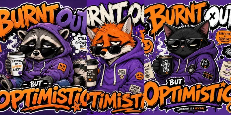 Burnt Out Mascots generated by undefined