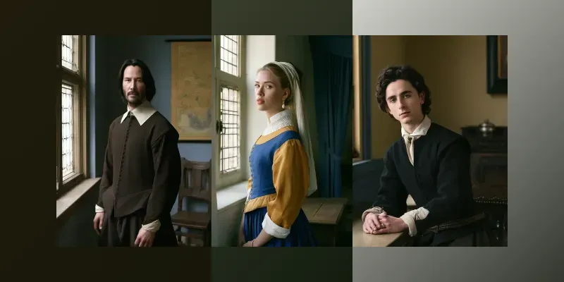Your Photos As Vermeer Portraits