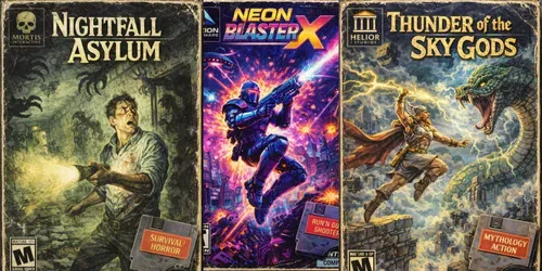 Retro Game Box Art Generator generated by chatgpt-image