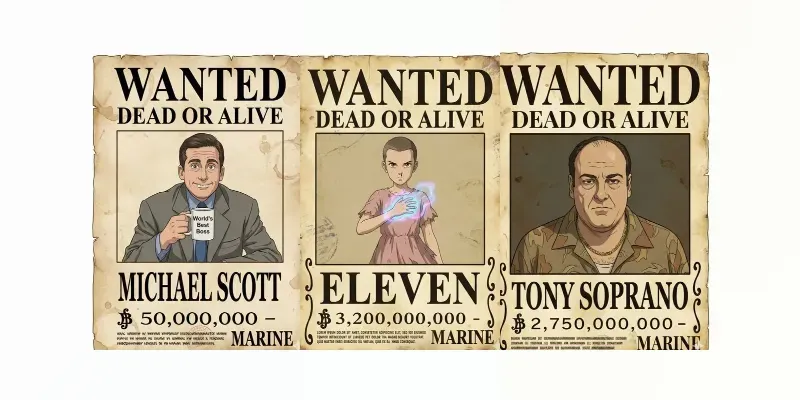 Anime Ted Posters One Piece Bounties generated by undefined