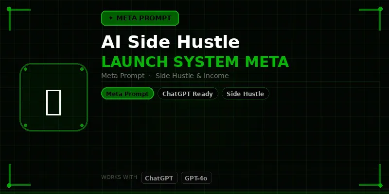 Side Hustle Launch System Meta Ai generated by undefined