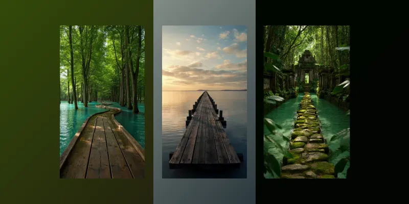 Serene Cinematic Pathways generated by undefined