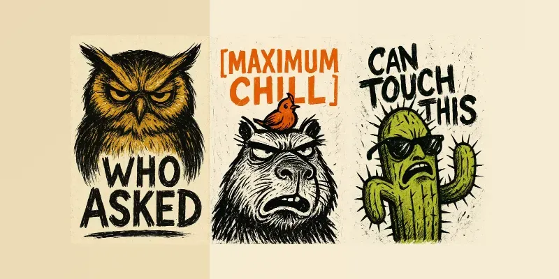 Sarcastic Grunge Ink Chronicles generated by undefined