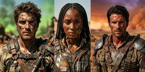 Mad Max Survivors generated by gemini-image