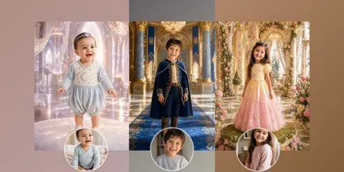 Your Childrens Royal Fairytale Portraits generated by chatgpt-image