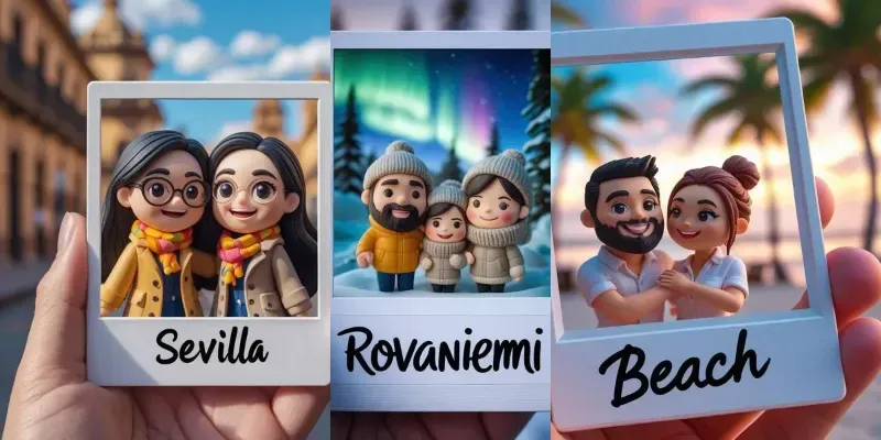3D Chibi Couple Instax Photo Generator generated by undefined