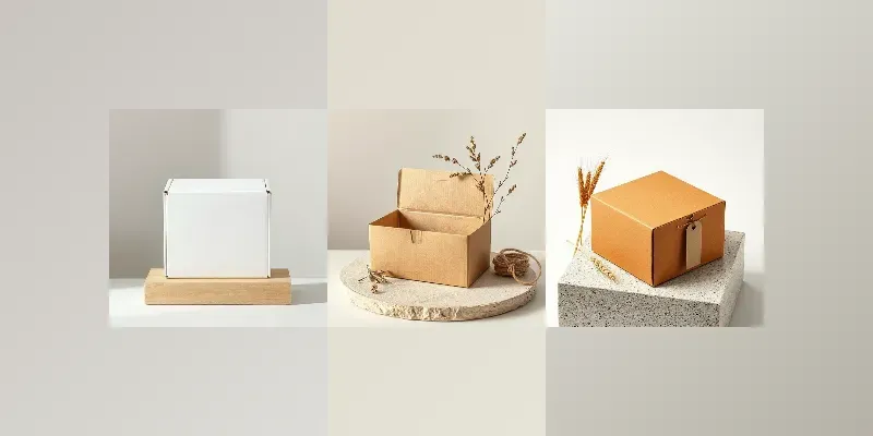Packaging Mockup Eco Mailer Boxes generated by undefined