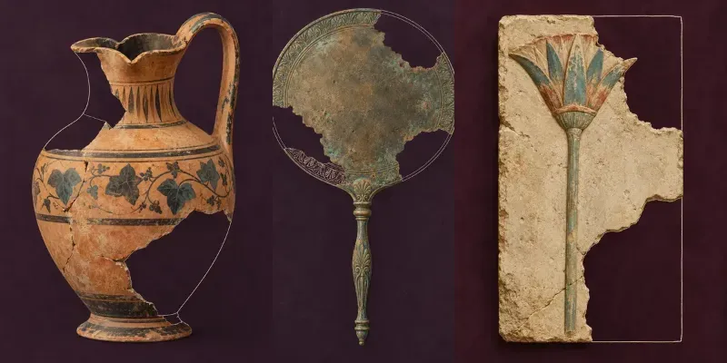 Archaeological Fragment Art Prints