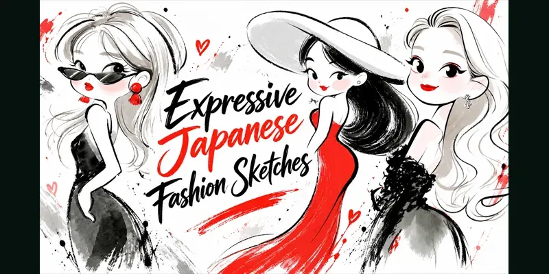 Minimalist Japanese Fashion Art