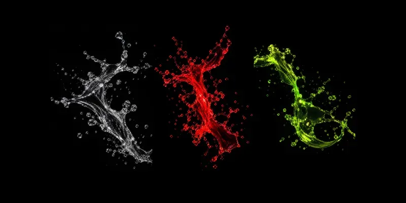 Neon Liquid Splashes generated by undefined