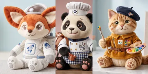 Luxury Plush Character Creators generated by gemini-image