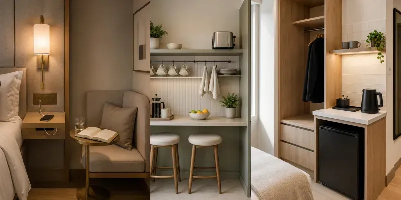 Airbnb Small Space Amenity Scene Builders generated by undefined