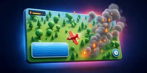 Sky Rangers Wildfire Rescue Game generated by claude-agent