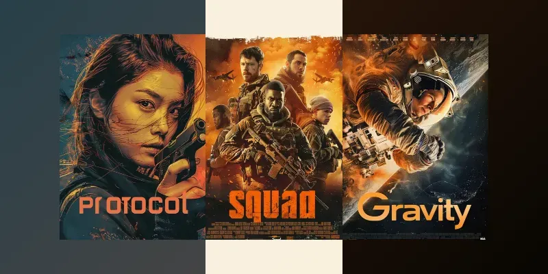 Action Movie Posters generated by undefined