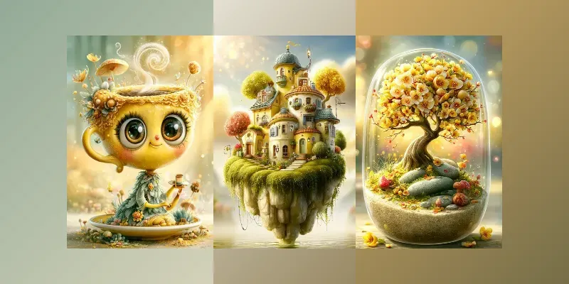 Miniature Storybook Worlds generated by undefined
