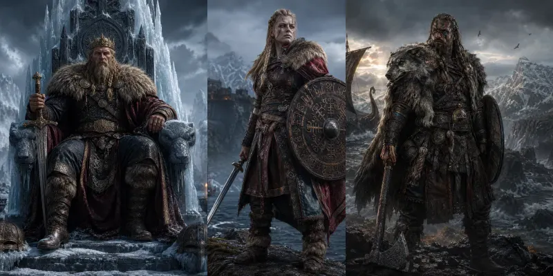 Legendary Viking Character Creators generated by undefined