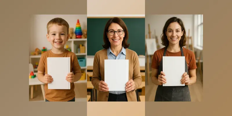 Professional Book Presentation Mockups generated by undefined