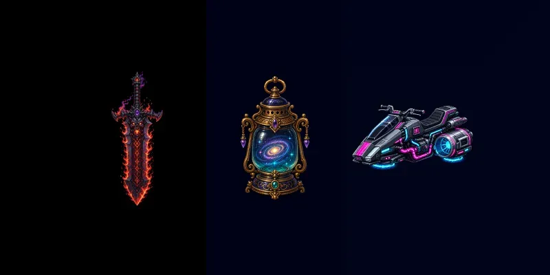 Premium Pixel Art Game Assets generated by undefined