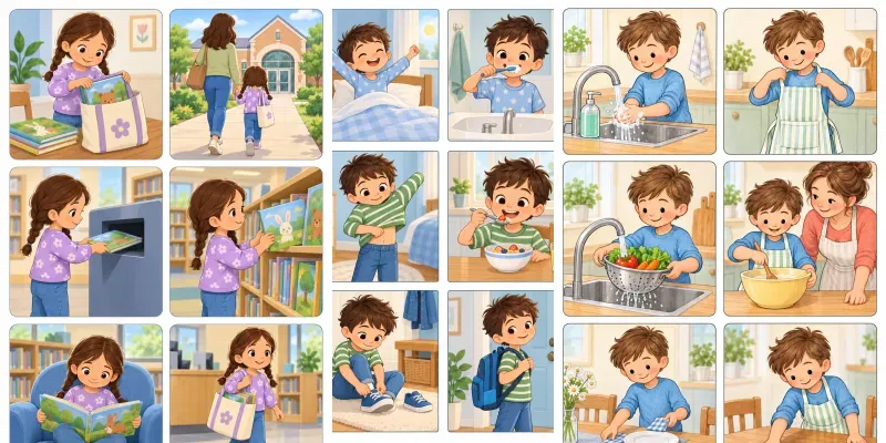 Kids Routine Card Creators