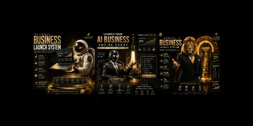 Luxury Business Posters generated by chatgpt-image