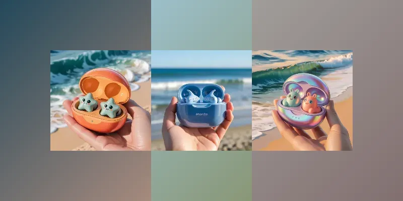 Whimsical Ocean Earbuds Fantasies generated by undefined