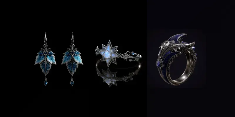 World Of Warcraft Night Elf Jewelry generated by undefined