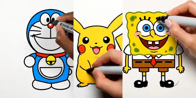 8s Hand Drawing Cartoon Animations generated by undefined