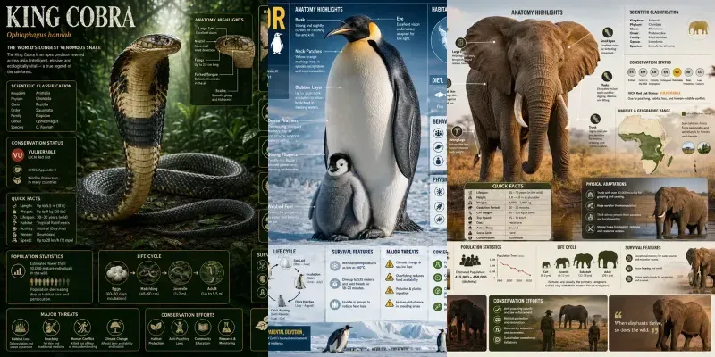 Wildlife Documentary Posters generated by undefined