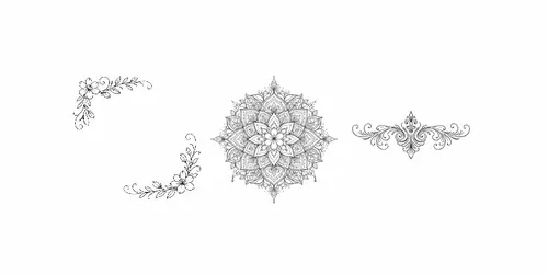 Minimalist White Space Ornaments generated by chatgpt-image