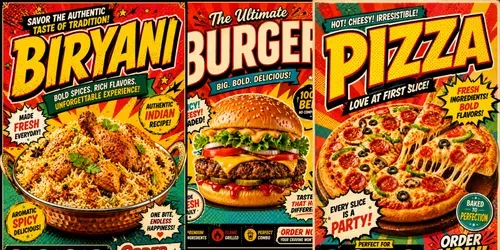 Viral Food Poster Creator Pros generated by chatgpt-image