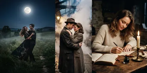 Cinematic Romantic Photo Generator generated by gemini-image