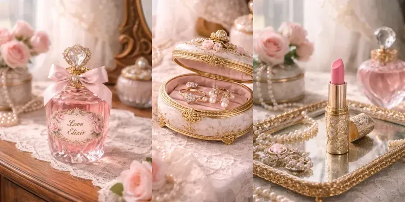 Vintage Boudoir Beauty Photography Sets generated by undefined