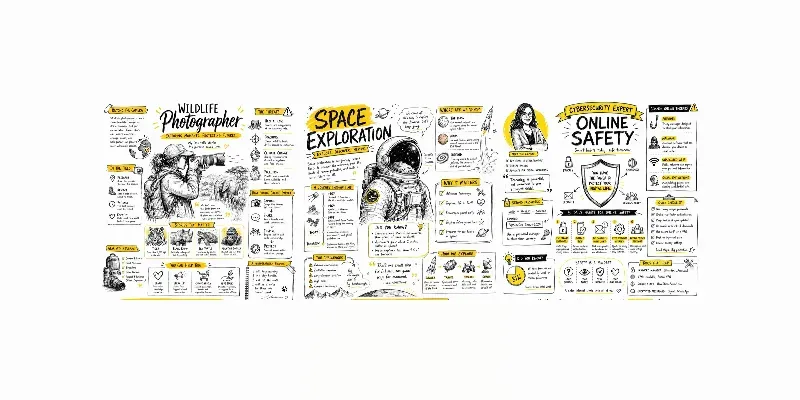 Editorial Sketchnote Infographic Packs generated by undefined