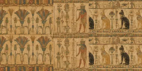 Ancient Egyptian Mural Pattern Generator generated by chatgpt-image