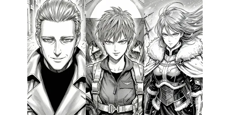 Yusuke Murata Style Opm Manga Art generated by undefined