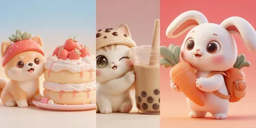 3d Cute Cartoon Character Generator generated by stable-diffusion