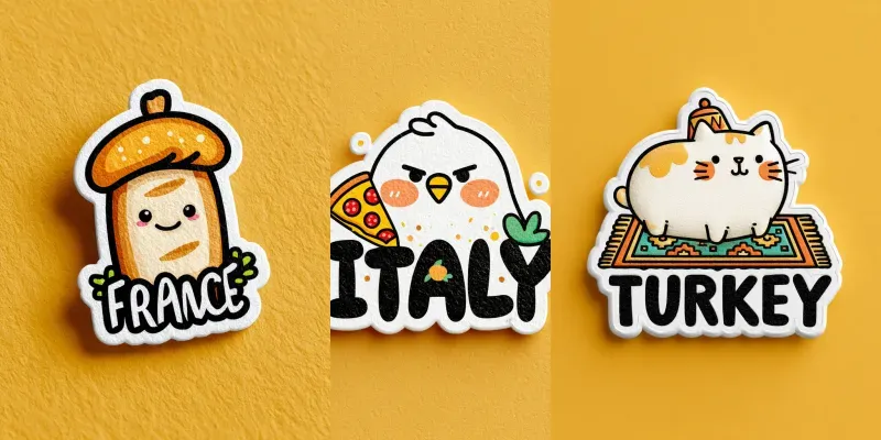 Kawaii Diecut Stickers generated by undefined