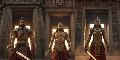 Cinematic Ancient Mythical Warriors 8K generated by leonardo